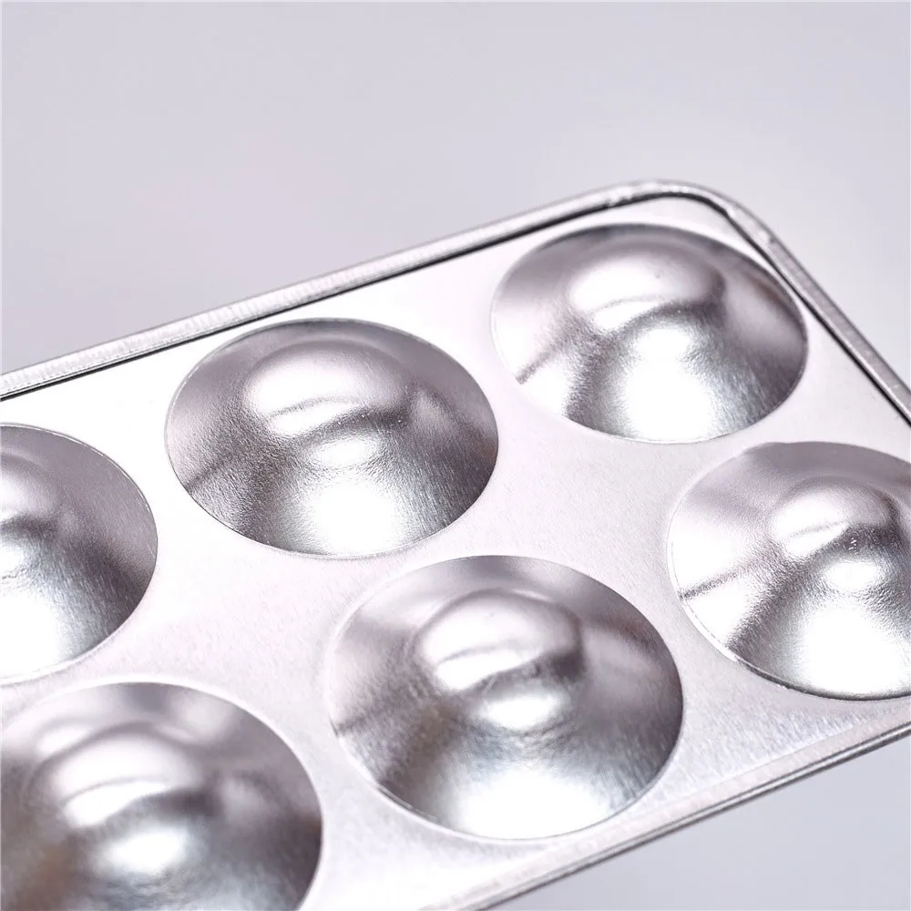 Цветная палитра из алюминия для дизайна ногтей лак пластинка смешивания основы