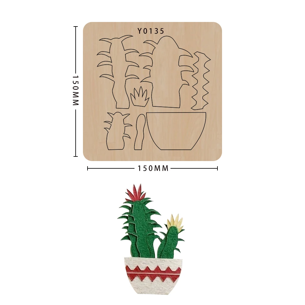 

2021New Design Scrapbook Cut Flower Wood Mold Die Cut Making Decor Supplies Dies Template Suitable For Sizzix Big Shot Machines