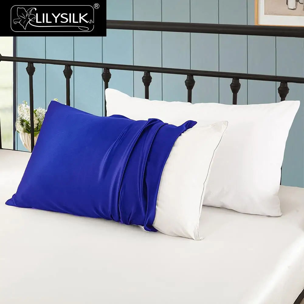 Наволочка LilySilk из шелка и хлопка для волос 100 Натуральная Роскошная скрытая
