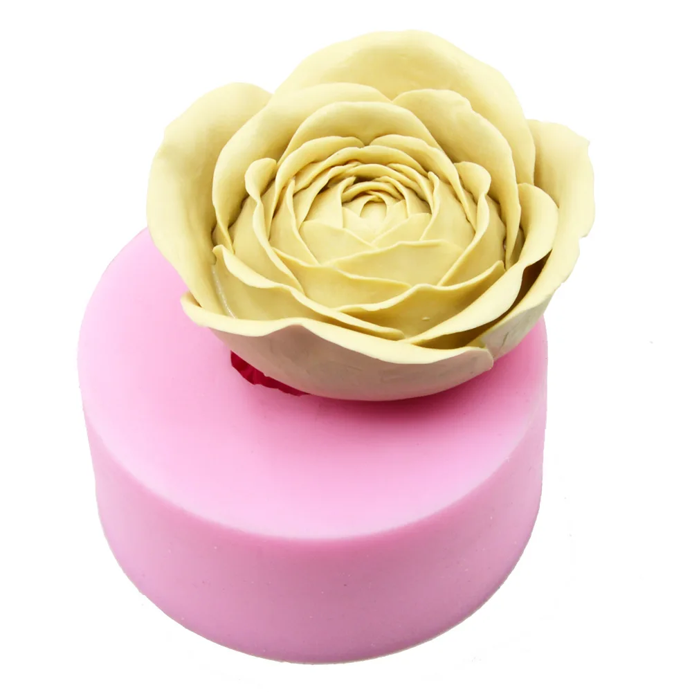 Новая 3D форма для цветов и мыла силиконовая большого размера мастики торта