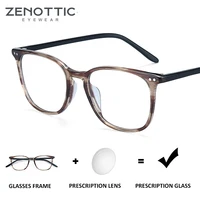 zenottic acetate prescription glasses frame men myopia hyperopia optical eyewear blue light photochromic customized eyeglasses