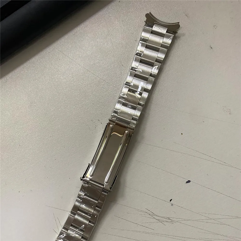 20mm Stainless Steel Watch Strap Belt Bracelet for Vintage Watch Case Unisex Parts