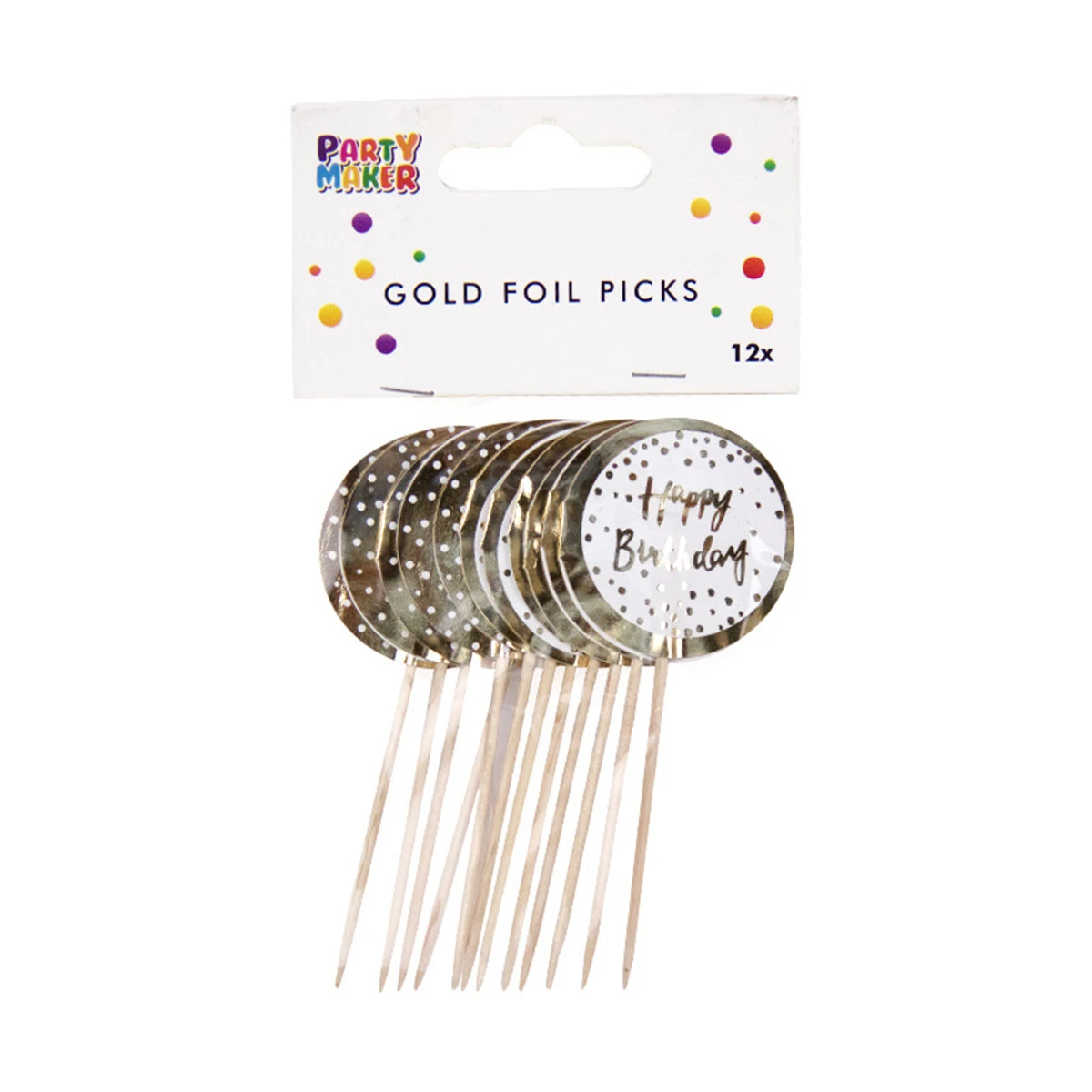 Круглый торт Топпер для торта С Днем Рождения буквенный принт капкейка-фруктовый