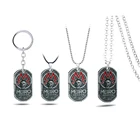 Металлическое винтажное ожерелье из игры Метро Exodus, сувенир с подвеской, значок для женщин и мужчин, кожаное ювелирное изделие, подарочное колье-цепочка, воротник, 2033