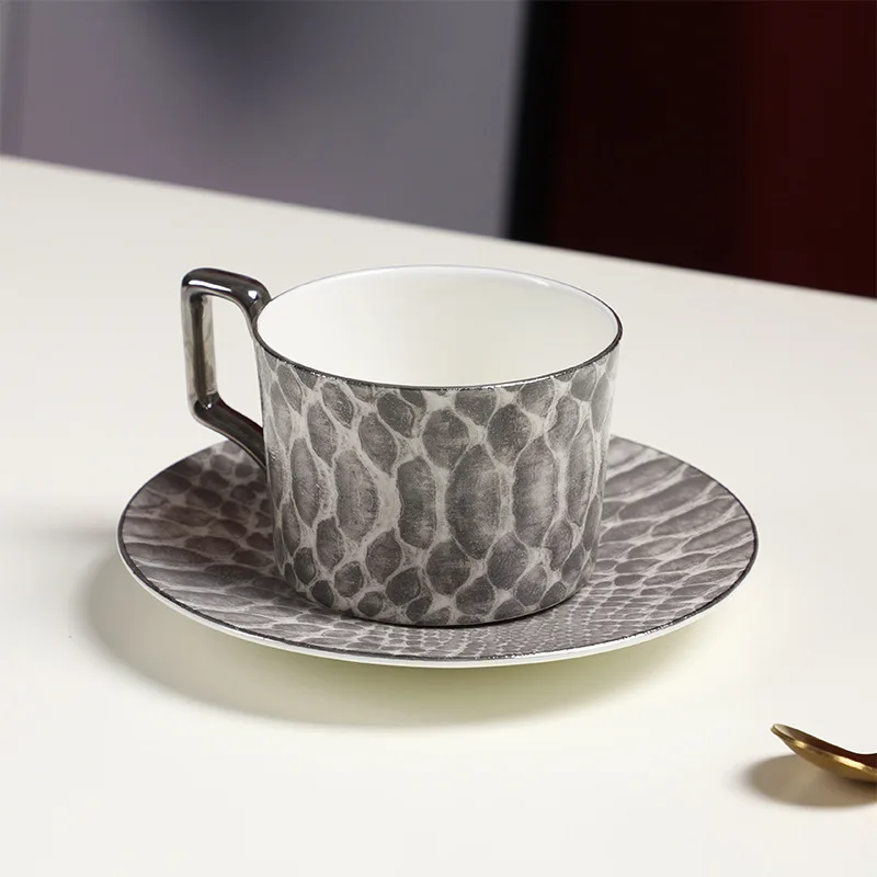 

Creativity Modern Nordic Cup Saucer Bone China Western Simplicity Tea Coffee Cups Reuseable Ceramic Bardak Drinkware EK50BD