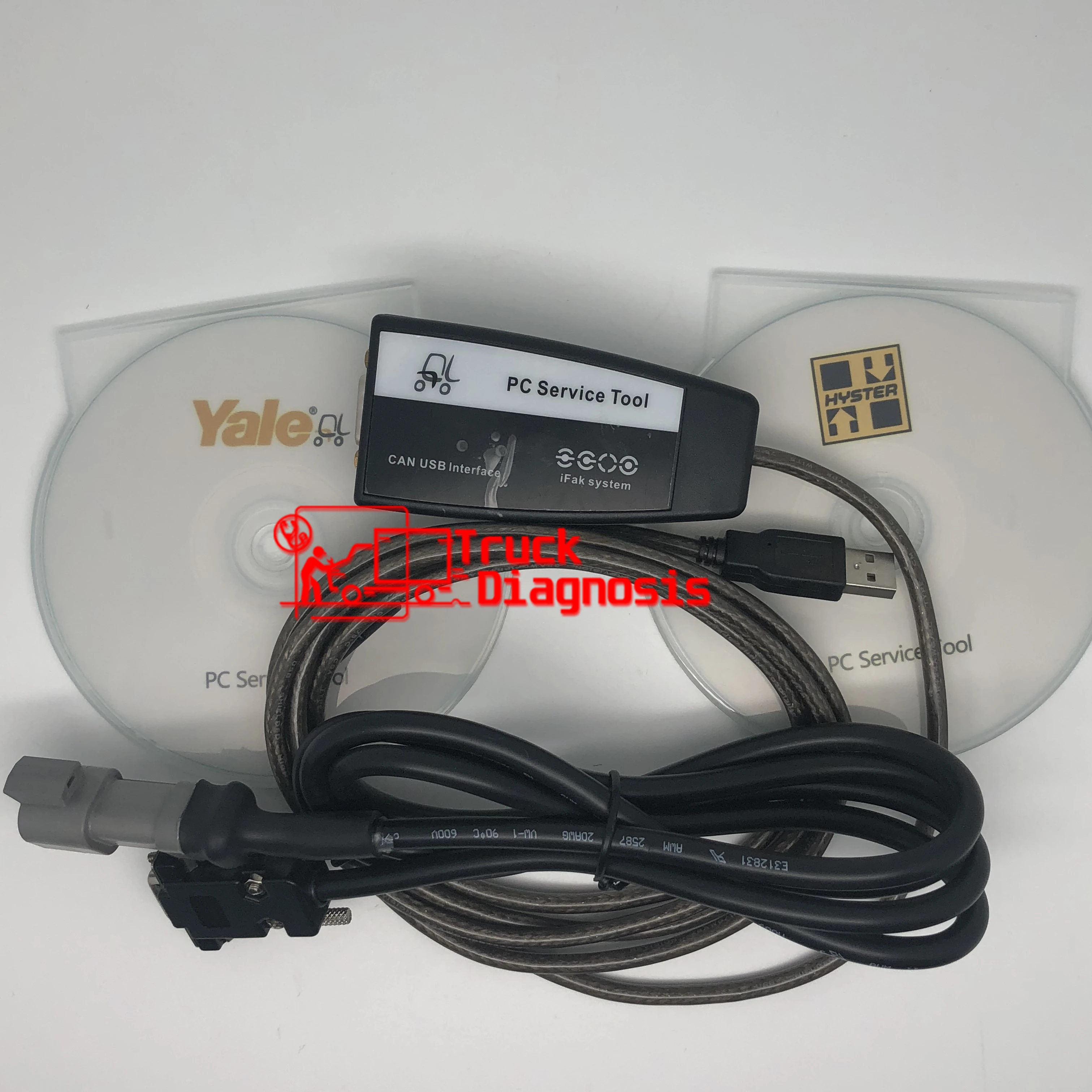 Для Yale/Hyster инструмент для обслуживания ПК K CAN USB интерфейс V4.94 диагностики Yale и