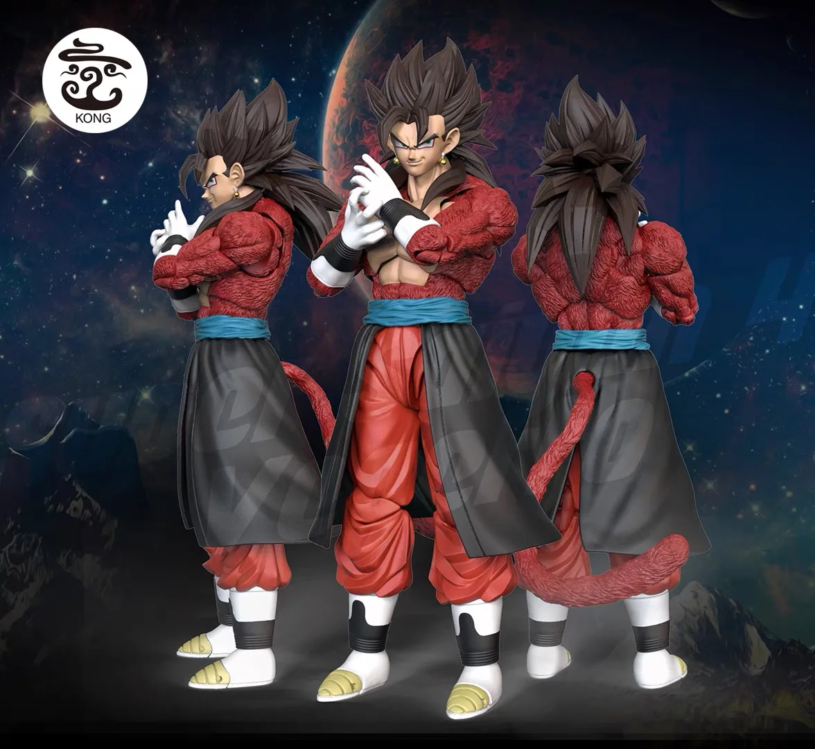 Аниме Драконий жемчуг Z Brinquedos Kong модель Dbz Ssj4 ограниченная Heros Shf растительная