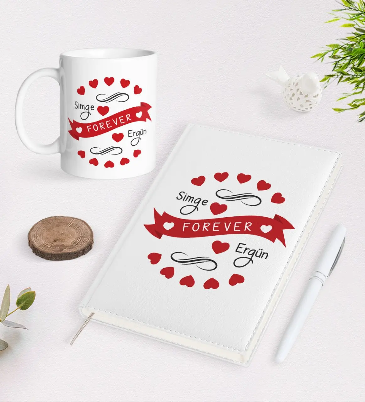 

Персонализированные ко Дню Святого Валентина 2021 Организатор ручка и кружка Seti-43