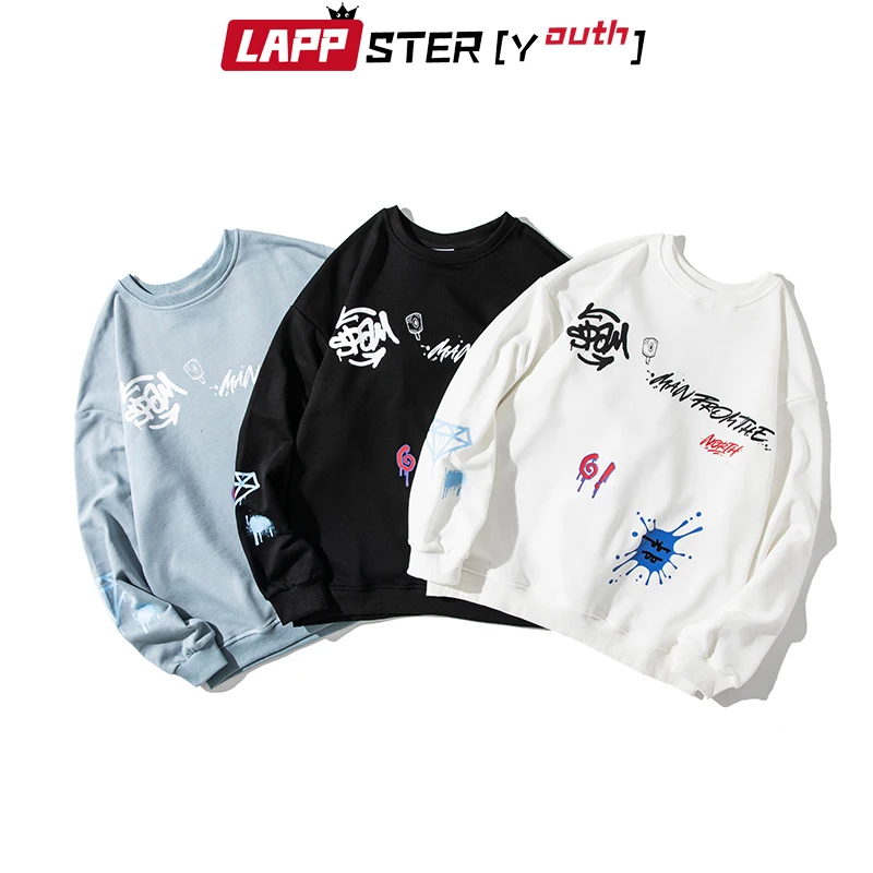 LAPPSTER-Youth мужские толстовки с высоким воротником 2020 цветные спортивные уличные