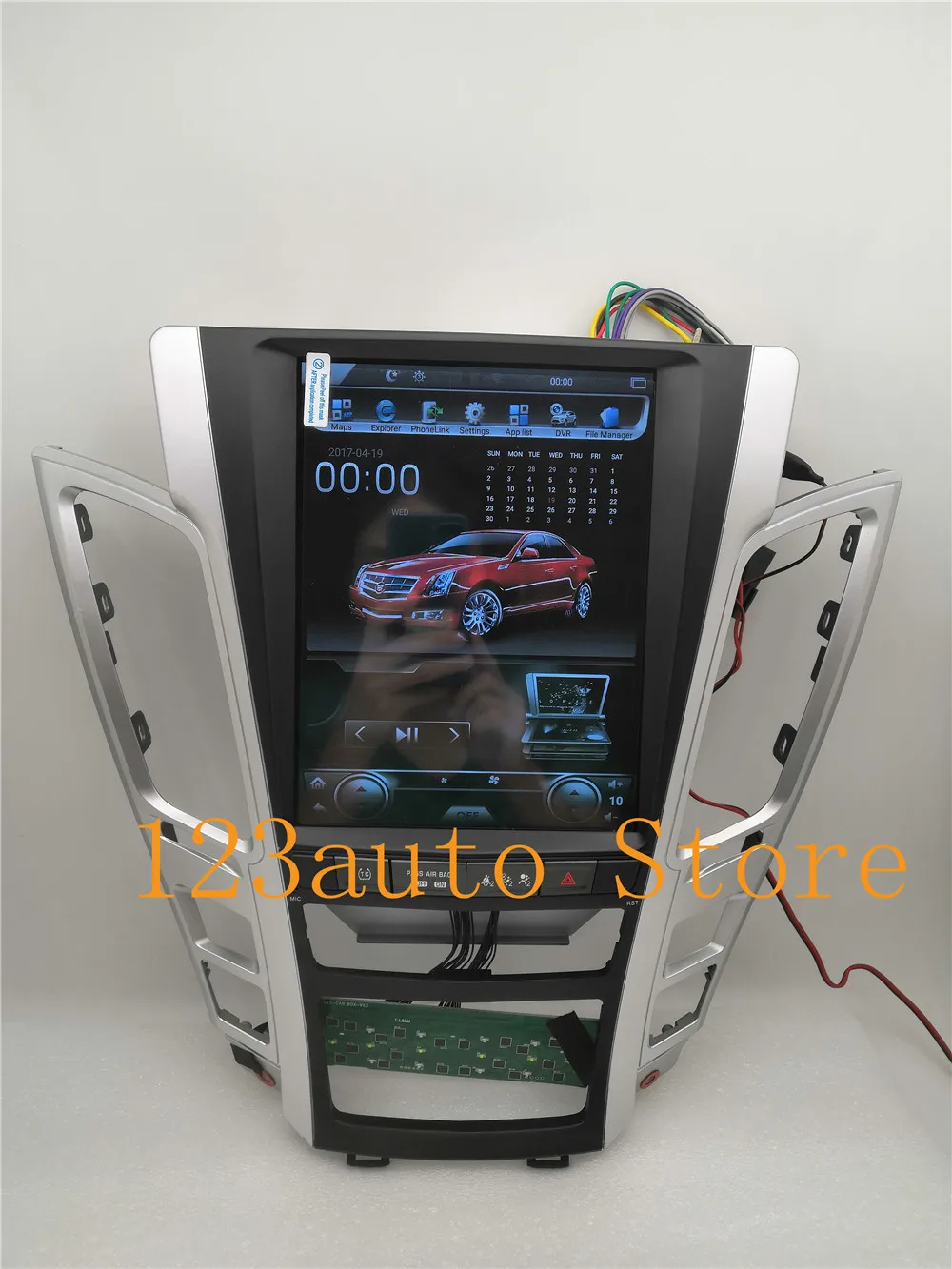 Автомобильный DVD плеер Tesla Style 10 4 дюйма Android 9 0 GPS навигатор для Cadillac CTS 2007 2008 2009 2010 2011