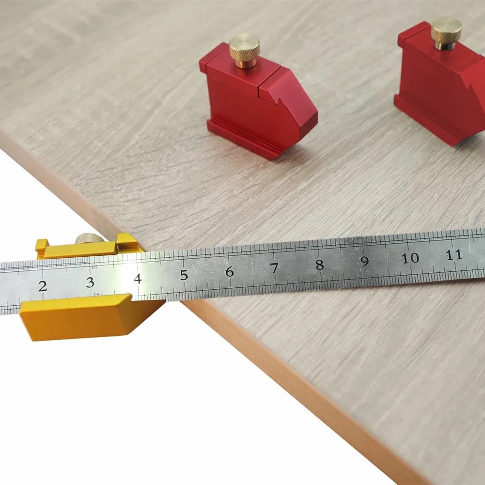 

45/90 Positioning Block Angle Steel Ruler Block CNC Gauge Scriber Tool
