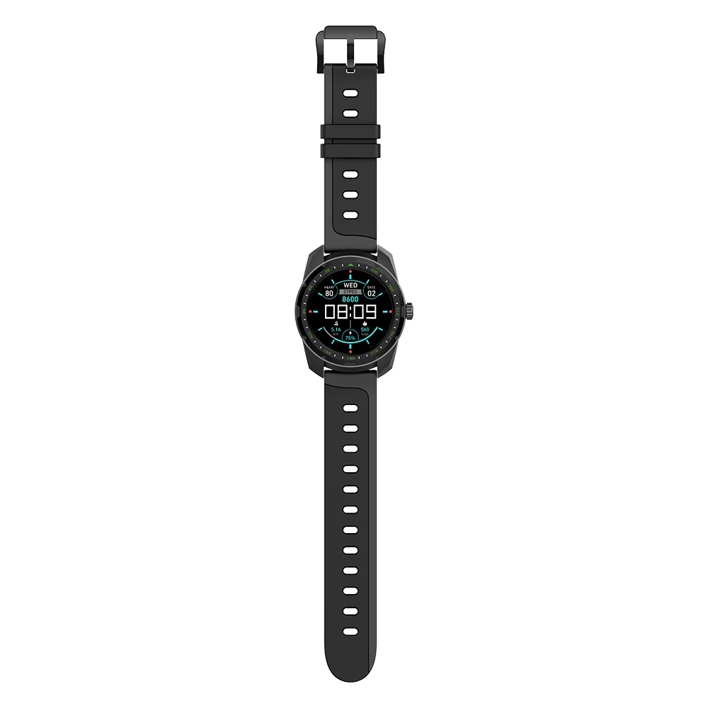 Kingwear KW01 умный Браслет 1,0 дюймов HD экран IP68 Водонепроницаемый Bluetooth 4,0 Smartwatch монитор сердечного ритма питьевой напоминание