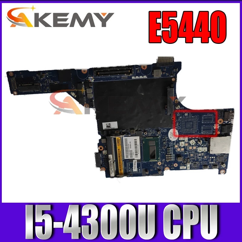 

Akemy For DELL E5440 Laptop Motherboard VAW30 LA-9832P With SR1ED I5-4300U CPU CN-0C4F9T 0C4F9T C4F9T