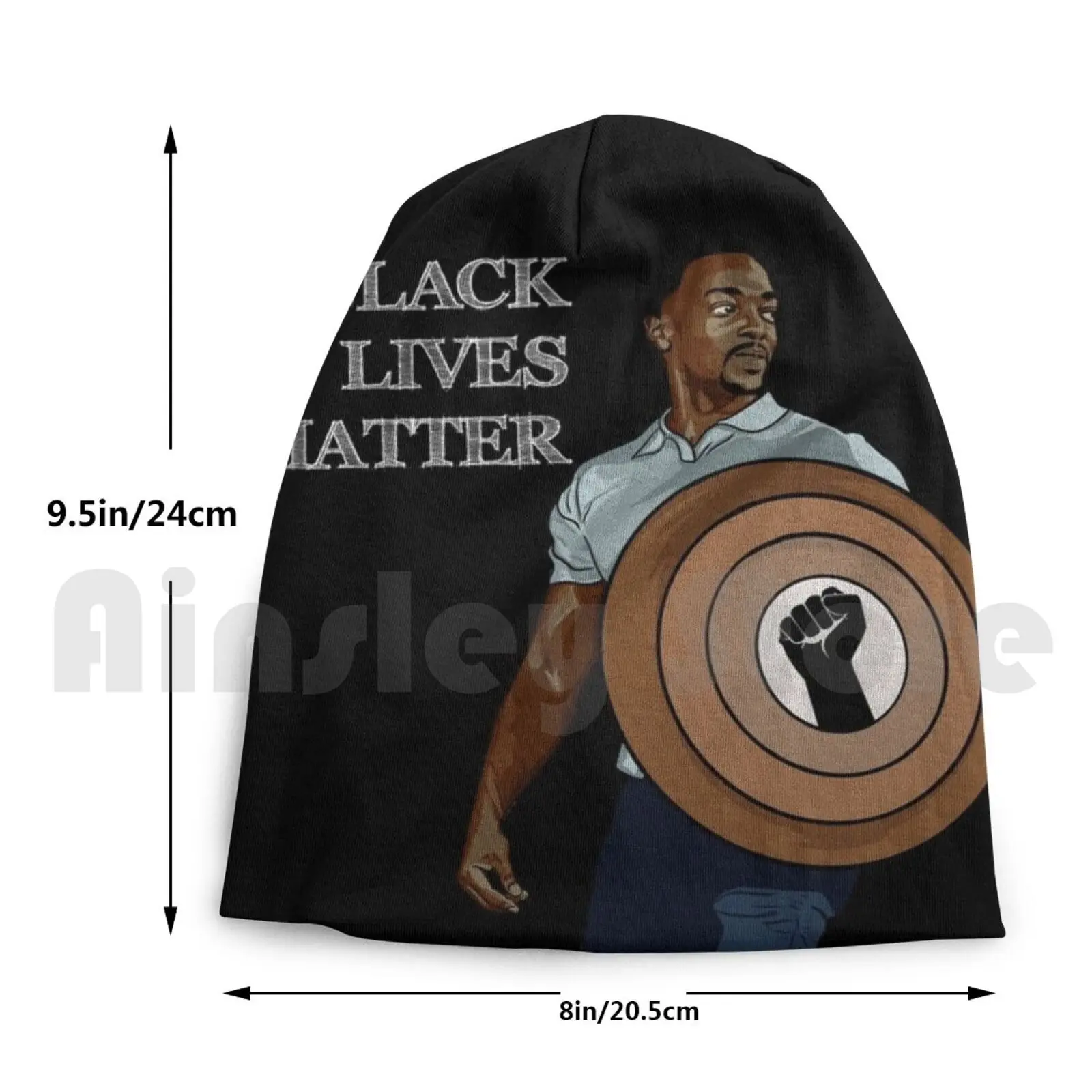 

Black Lives Matter-Captain Says Beanies Knit Hat Hip Hop George Black Lives Matter Sam Funny Falcon