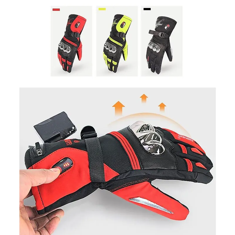 Унисекс Зимние мотоциклетные Утепленные перчатки для спорта на открытом воздухе