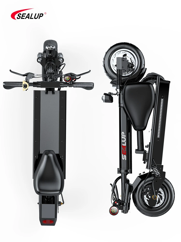 Электрический скутер Sealup портативный складной двухколесный для взрослых |