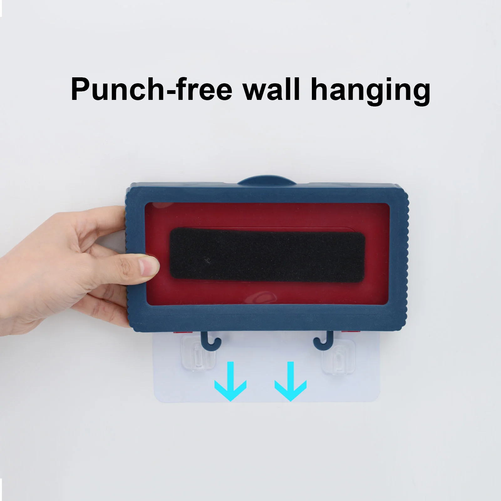 Shower Phone Holder Wall Mounted Case Bathroom Anti-Fog Waterproof Kitchen With Cover Adsensive Hook | Дом и сад