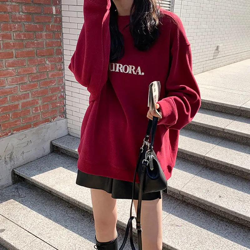 

Sweater Women'S New Spring And Autumn Thin Section Loose Trendy Student Blouse Was Thin Coat