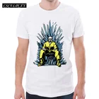 Мужская футболка с коротким рукавом и принтом Игра престолов, повседневные хипстерские Топы