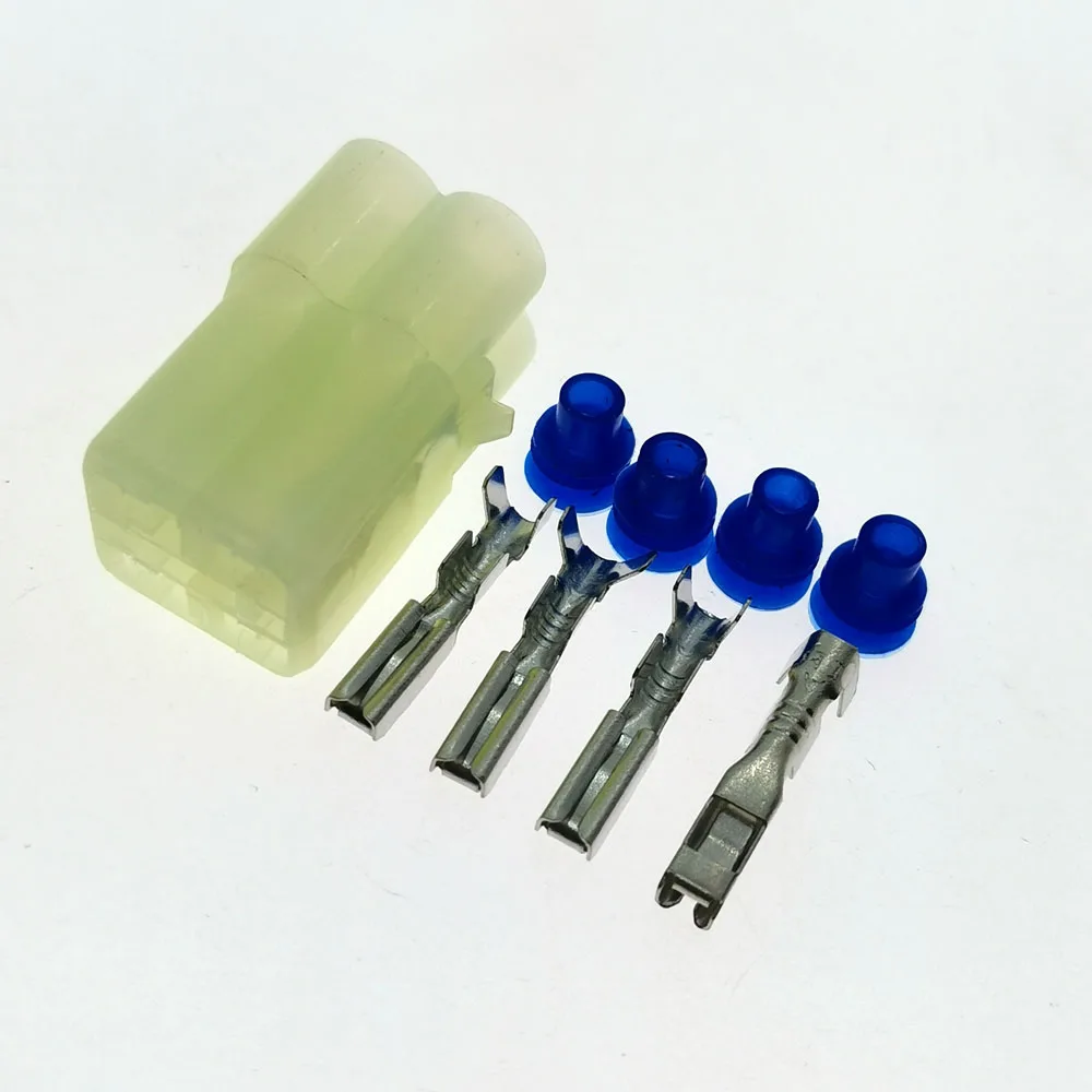 200 комплектов 2 мм 4 сторонний/контактный автомобильный внешний электрический