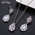 Наборы украшений, в форме капли воды, из серебра Набор украшений для женщин пробы