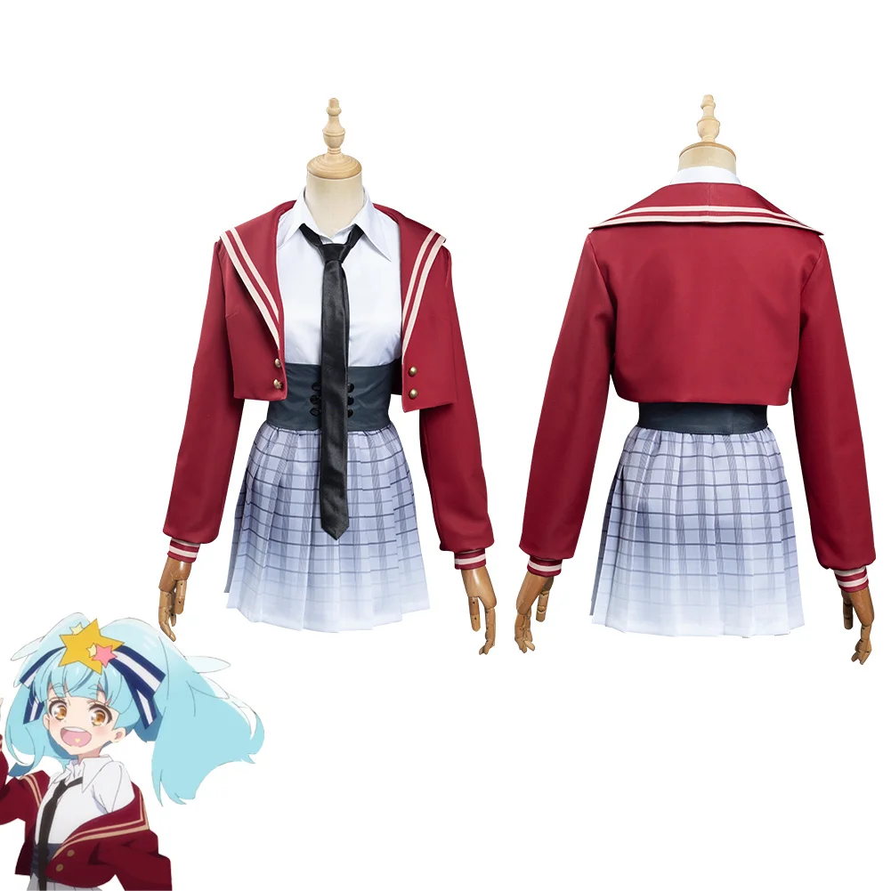 

Anime Zombie Land Saga Cosplay Costumes Group Uniform Skirt Outfits Dress Halloween Carnival Suit