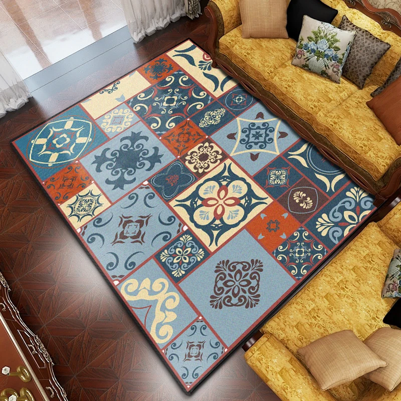 Современный минималистичный модный ковер с этническим принтом мандалы