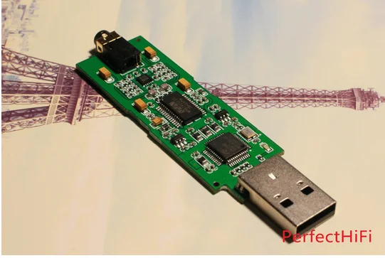 

NEW WM8740 USB Portable DAC HIFI External Audio Card Decoder For WN7 WIN8 WIN10 Computer Amplifier 48K 16bit
