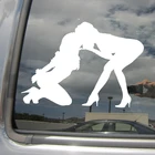 Лесбийские поцелуи девушки-бондаж домилатрикс Авто Окно наклейка для ноутбука Виниловая Наклейка выберите размер цвет