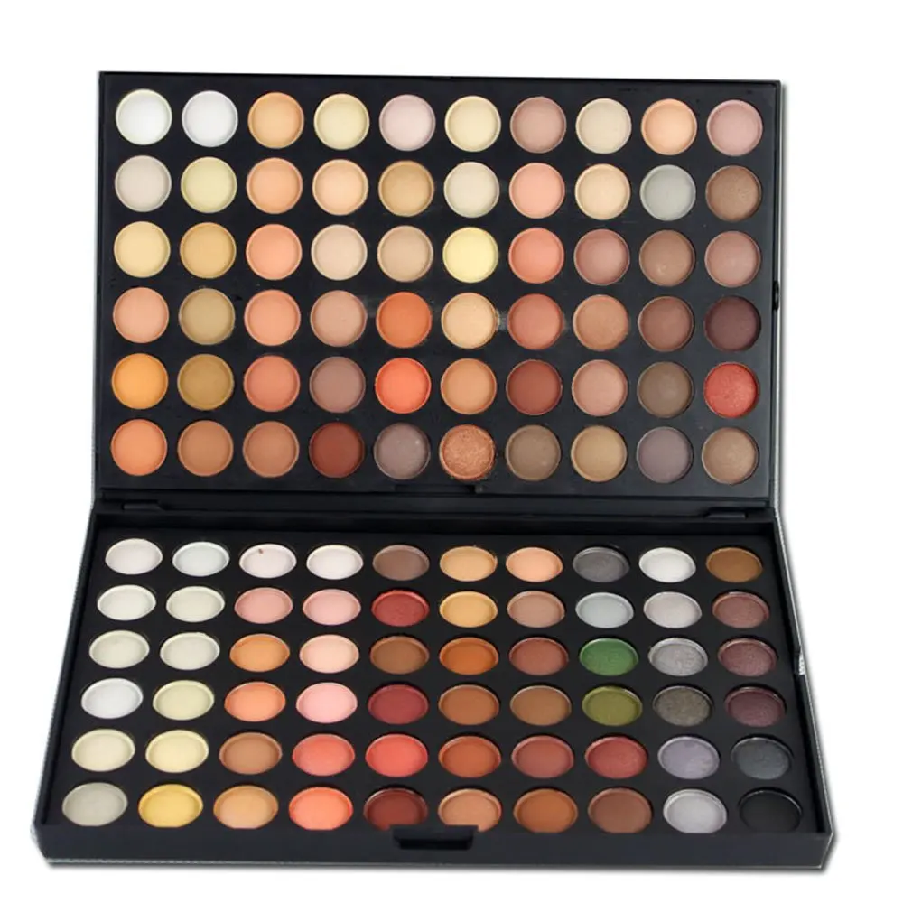 120 оттенков блестящие тени для век Палитра матовые мерцающие теплые оттенки