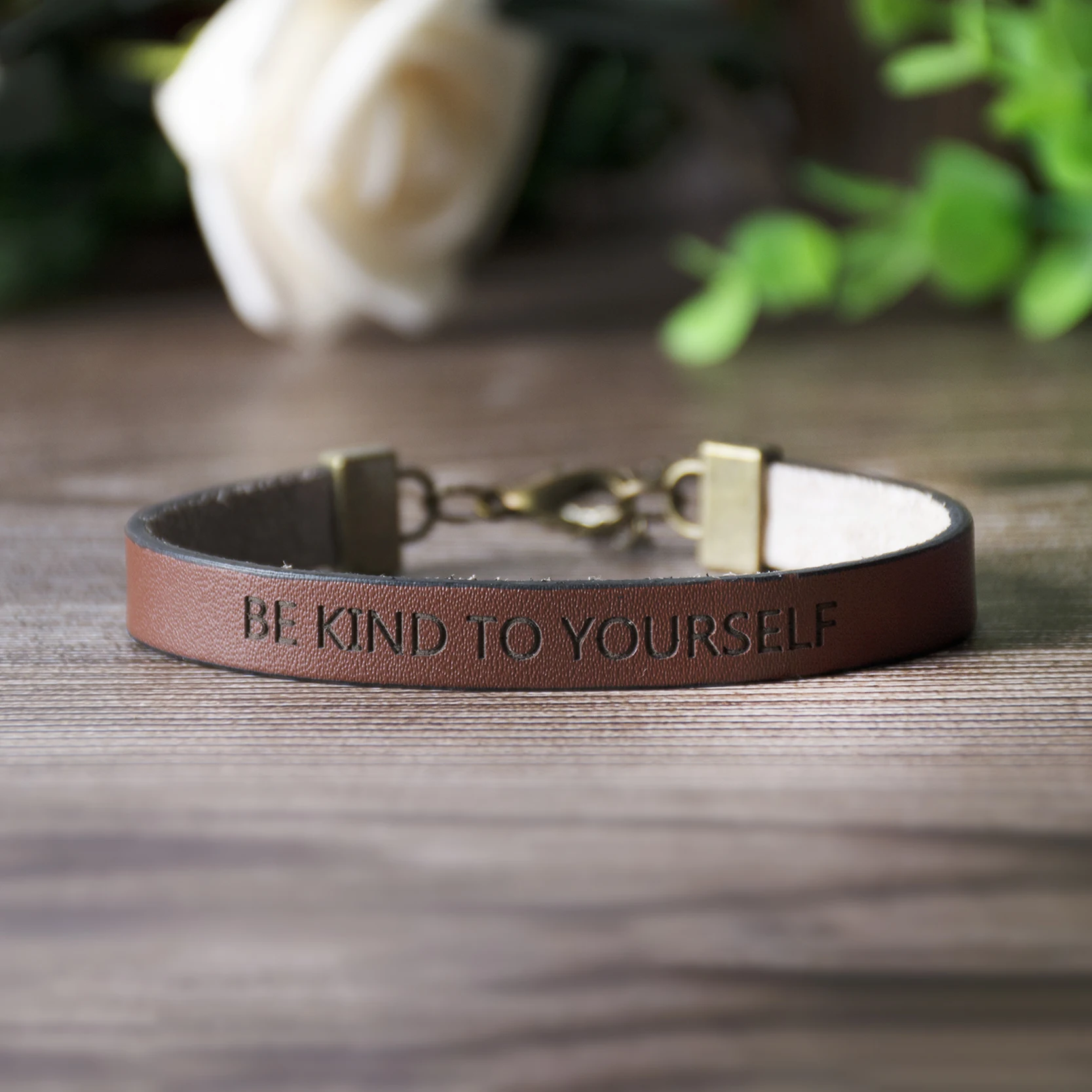 BE KIND TO YOURSELF браслет из натуральной кожи для мужчин и женщин новая личность Дружба