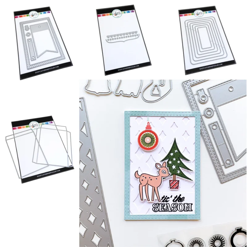 

Металлические пресс-формы Parper с рамкой для блокнота, сделай сам, скрапбукинг, фотоальбом, декоративное тиснение, бумажная карта, рукоделие, ...