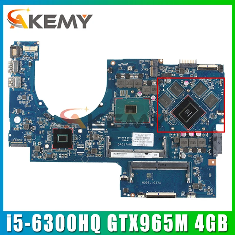 

Для HP 17-AB 17T-AB Материнская плата ноутбука 862260-601 с SR2FP i5-6300HQ Процессор GTX 965 м 4 Гб DAG37AMB8D0 100% тестирование Быстрая доставка