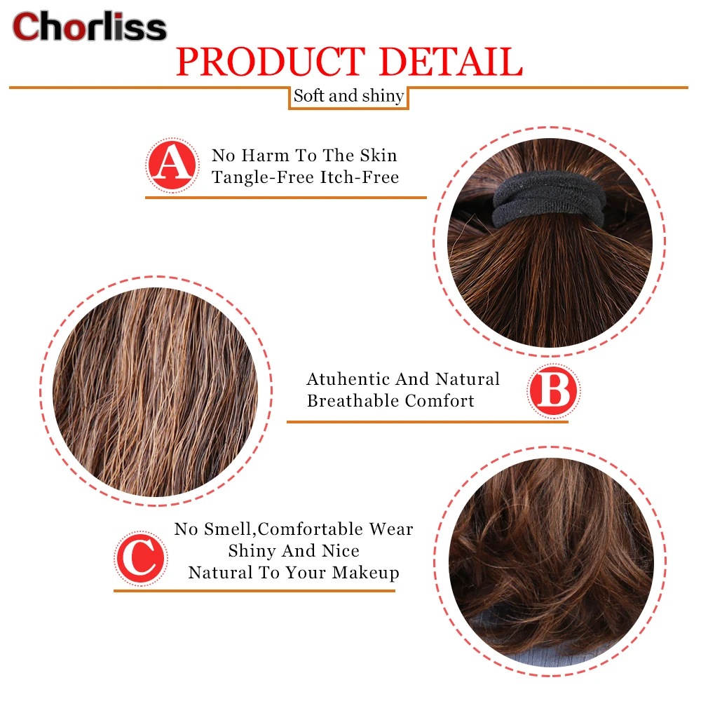 

Chorliss Long Wavy Synthetic Baseball Cap Wig 22 Inch New Arrival Heat Resistant Synthetic Extensions Wig Adjustable For Women