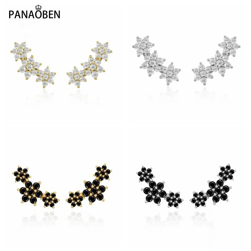 

Женские серьги-гвоздики из серебра 925 пробы с цирконом