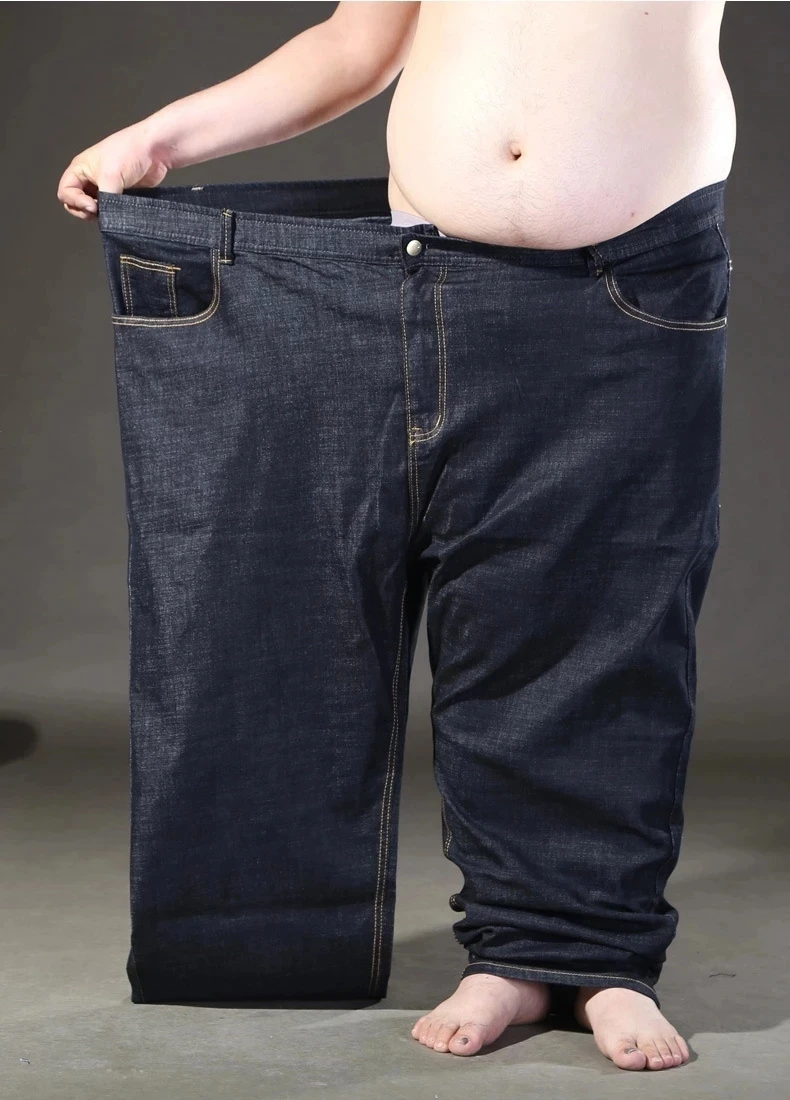 Джинсы мужские стрейчевые 200 кг 10XL12XL 13XL 66 68 70 | Мужская одежда