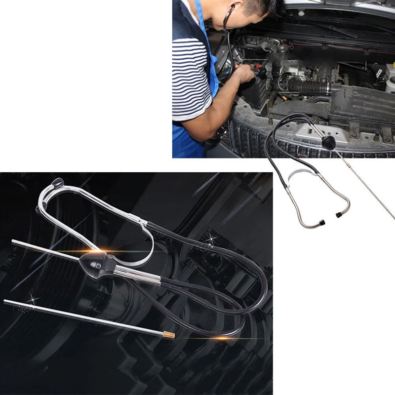 Car Cylinder Stethoscope Mechanics Stethoscopes Automobile Engine Block Diagnostic Automotive Hearing Tools Repair | Автомобили и