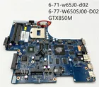 30-контактный экран интерфейса Clevo W650 W650SJ материнская плата 2 Гб 6-71-w65J0-d02 6-77-W650SJ00-D02 N15P-GT-A2 GTX850M 100% ТЕСТ ОК