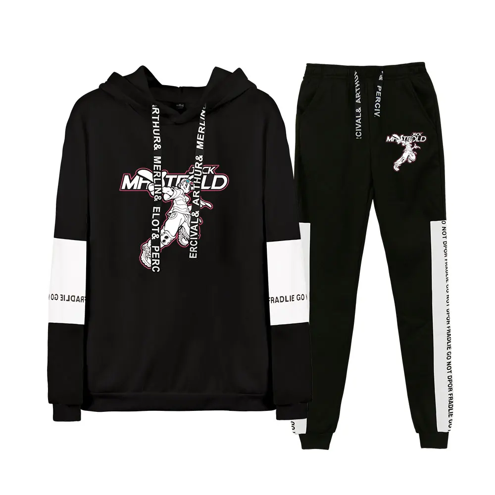 

2021 толстовка с капюшоном Jack, свитшот, пуловер, спортивный костюм унисекс в стиле Харадзюку, пуловеры, комплекты из 2 предметов, толстовка с ка...