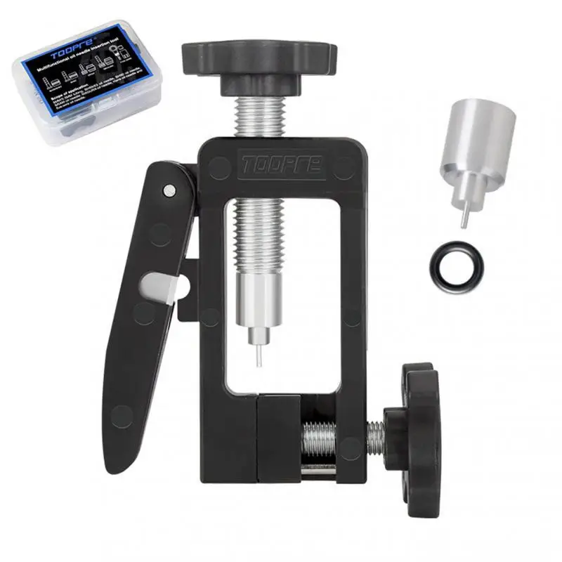 

Инструмент для установки иглы TOOPRE для велосипедного масла, Инструмент для извлечения трубки, пятипроводная вставка корпуса, оливковая голо...