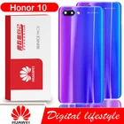 Высококачественная Задняя стеклянная крышка батарейного отсека для Huawei Honor 10, задняя панель корпуса для Honor 10, задняя крышка