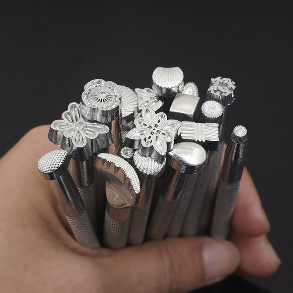 20 шт./лот DIY Искусство Кожаные Рабочие седло тиснения вырезка набор инструментов