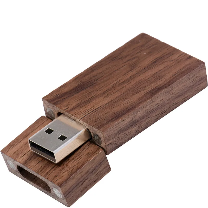 ASTER логотип индивидуальные квадратные деревянные usb флэш-накопитель флешки 64 ГБ 32 ГБ 16 ГБ 8 ГБ U диск карта памяти фотографии свадебные подарки - Цвет: walnut wood