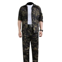 spring and summer wear camouflage man thin smock breathable labor insurance two piece outfit