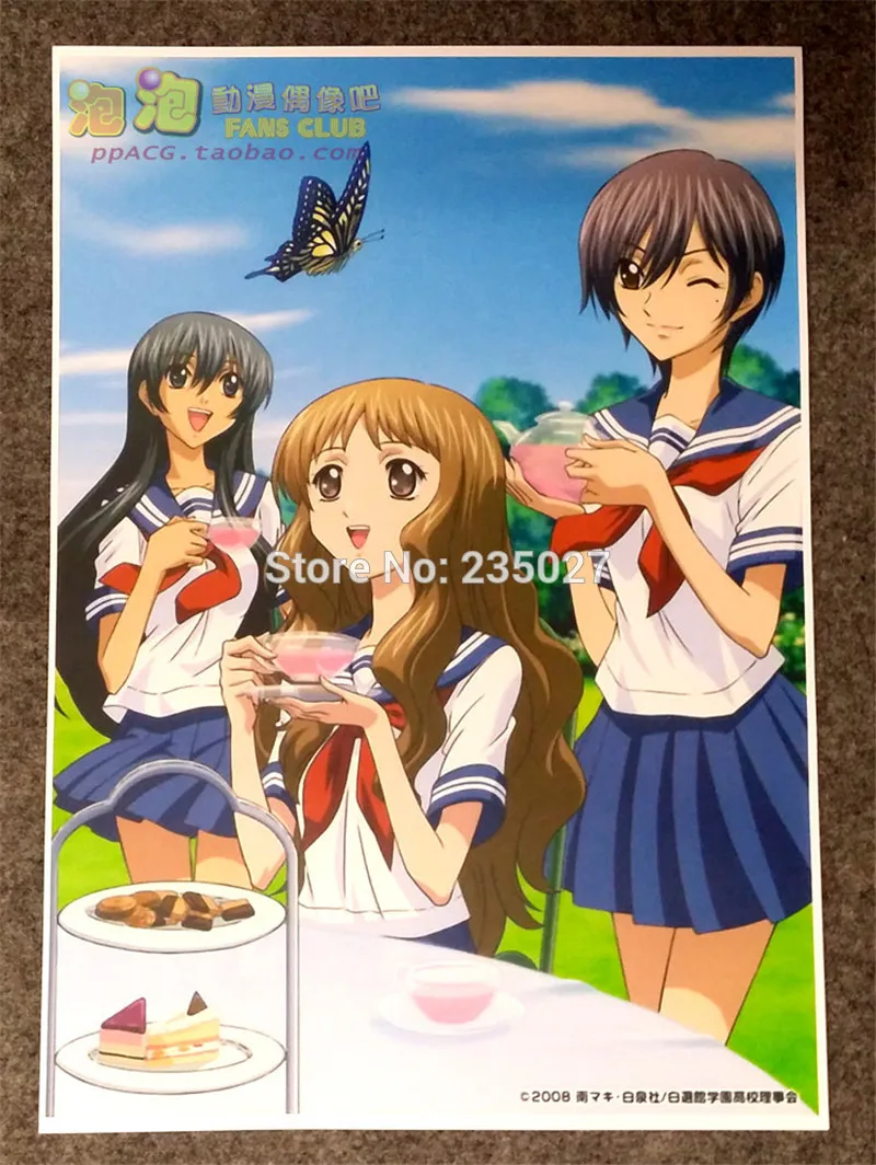 Постер аниме 8 шт./компл. Кэй такишима ханазоно Хикари настенные картины для