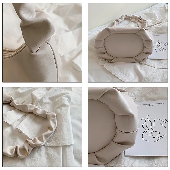 Женская сумка на ремне с оборками плечо дизайнерские модные сумки и сумочки