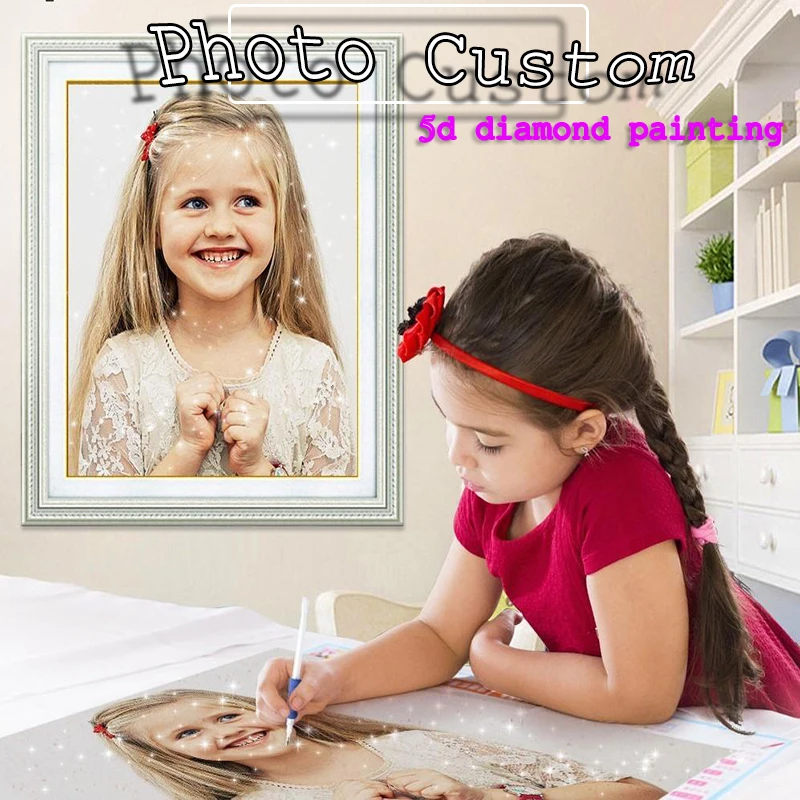 Персонализированная алмазная живопись на заказ вышивка персонализированный