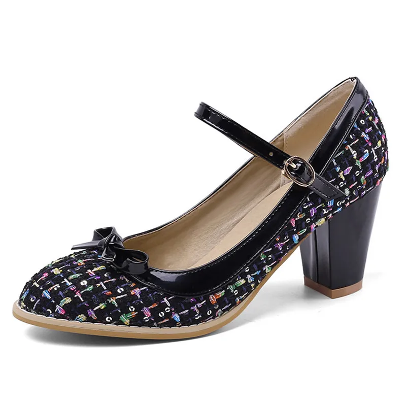 

AGODOR ladies high heel shoes women sexy dress footwear fashion lady female brand pumps hot sale EUR size 34-48