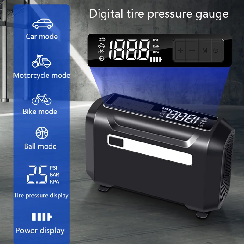 Велосипедный насос портативный автомобильный компрессор надувная лодка