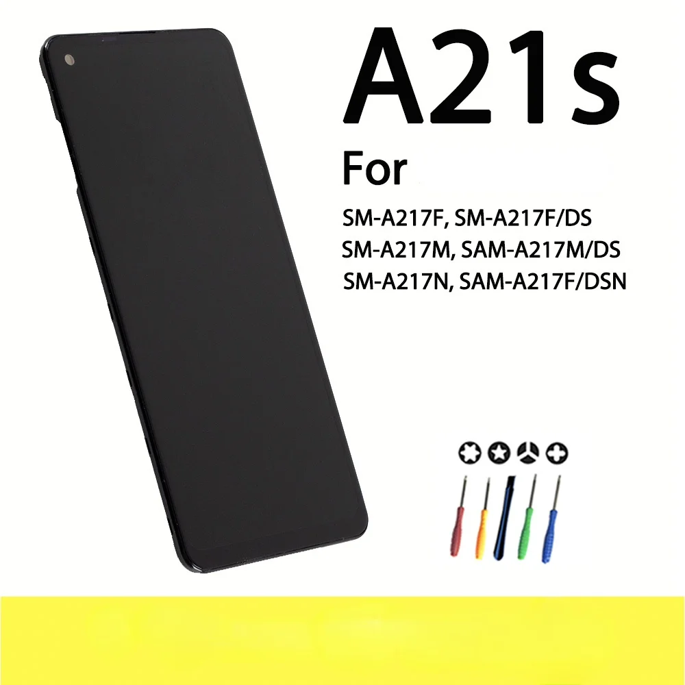 

2021 Оригинальный сенсорный экран для A217 A21s 2020 Lcd SM-A217F/DS SM-A217F/DSN дисплей для Galaxy A21S